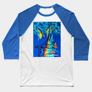 Blue Marlin Baseball T-Shirt